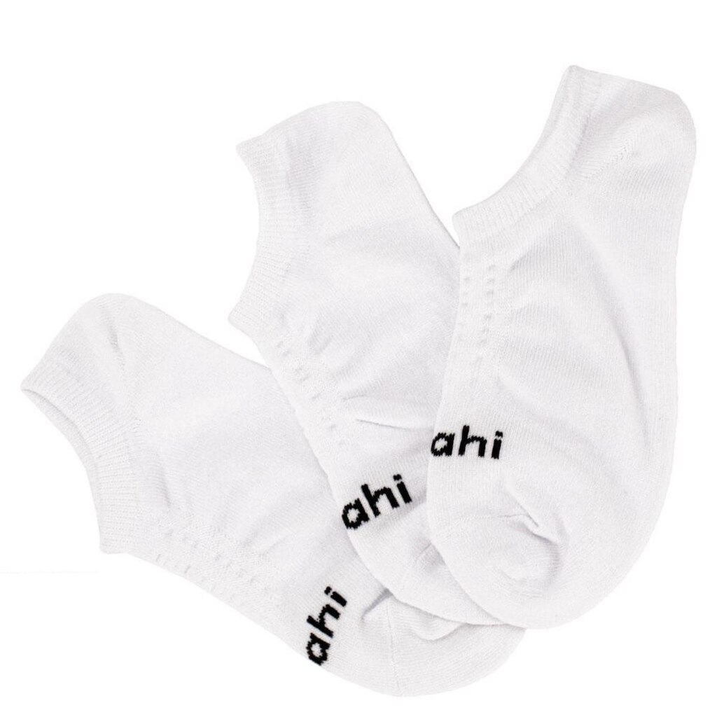 Kit Com 3 Pares De Meias Invisíveis Hoahi 18020 - Branco - 39/43
