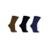 Kit Com 3 Pares de Meias Sociais Microfibra - - Sortido