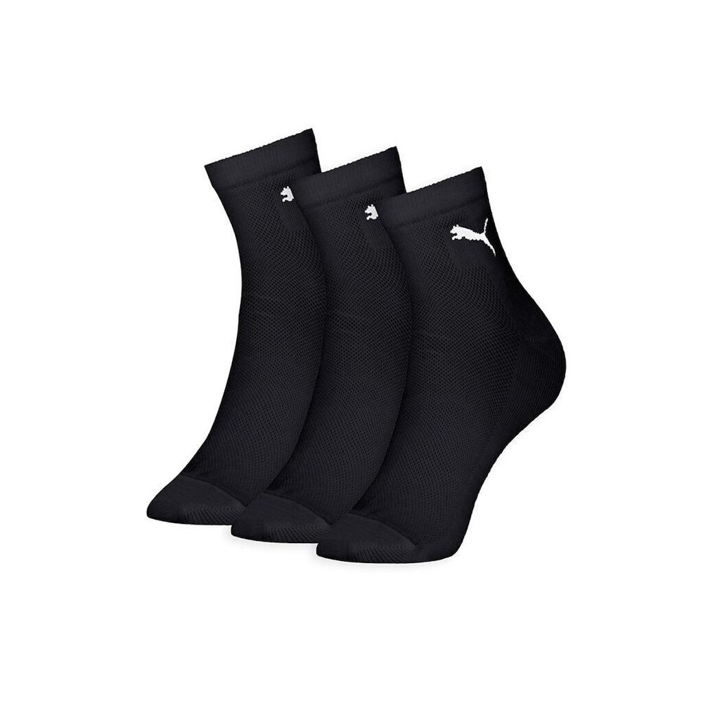 Kit Com 3 Pares Meias Cano Médio Algodão Puma Esporte Masculina