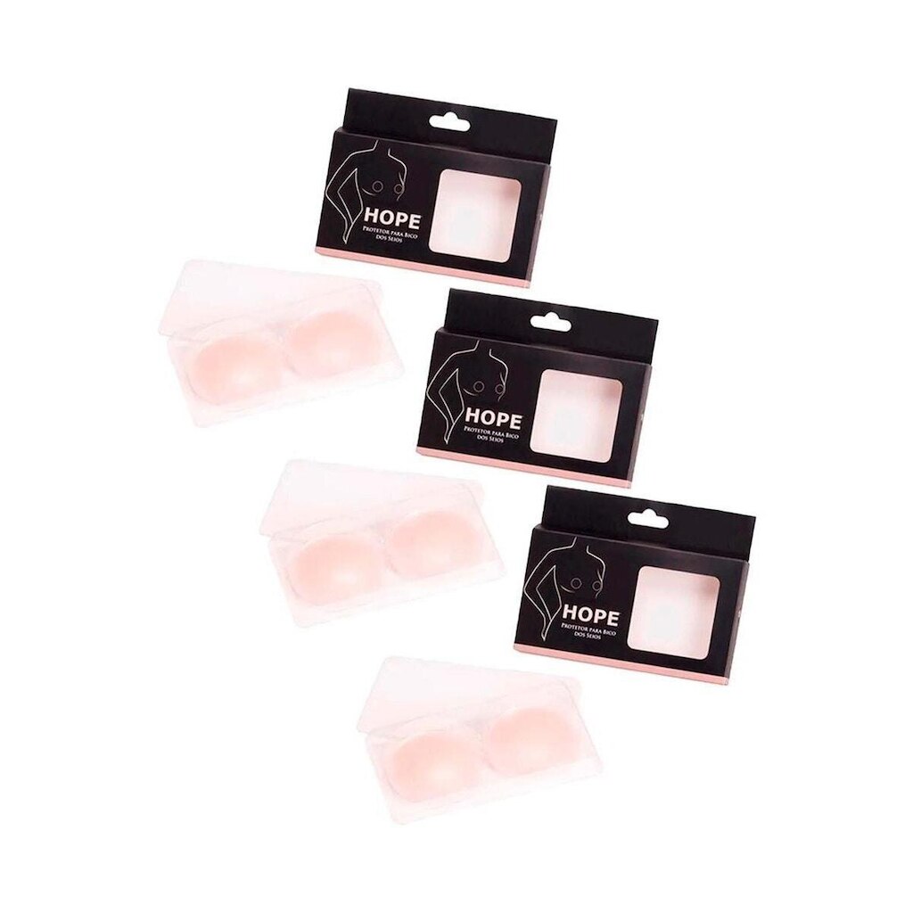 Kit com 3 Protetores de Mamilos Hope 10030