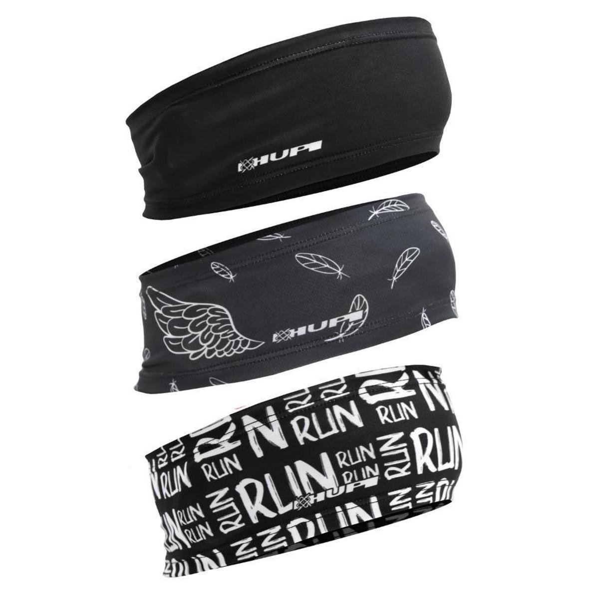 Kit com 3 Testeira Headband Faixa de Cabeça Hupi Run Menor preço em Kit com 3 Testeira Headband Faixa de Cabeça Hupi Run