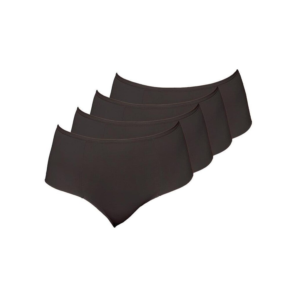 Kit com 4 Calcinhas Alta Blissy Maxi Triumph 24965 Preto