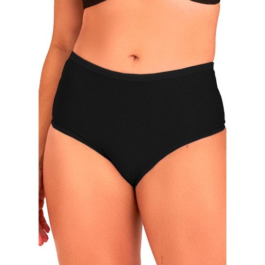 Kit com 4 Calcinhas Alta Dilady 203203 Plus Size Rosa