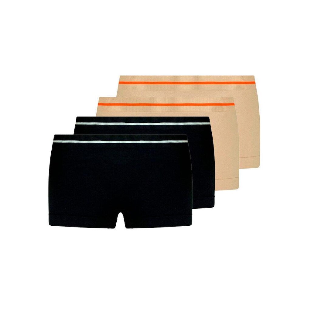 Kit com 4 Calcinhas Infantil Lobinha 18720-001 Preto