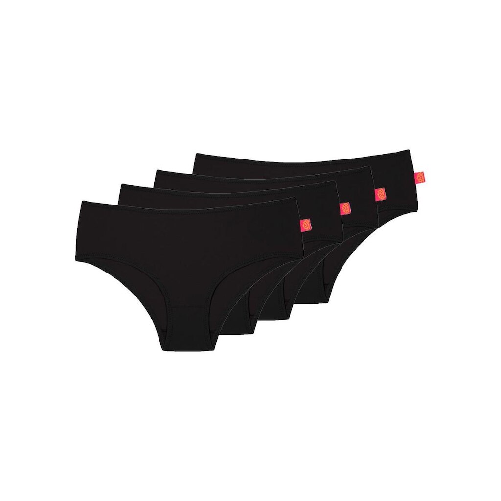 Kit com 4 Calcinhas Infantil Sanny 211559 Preto
