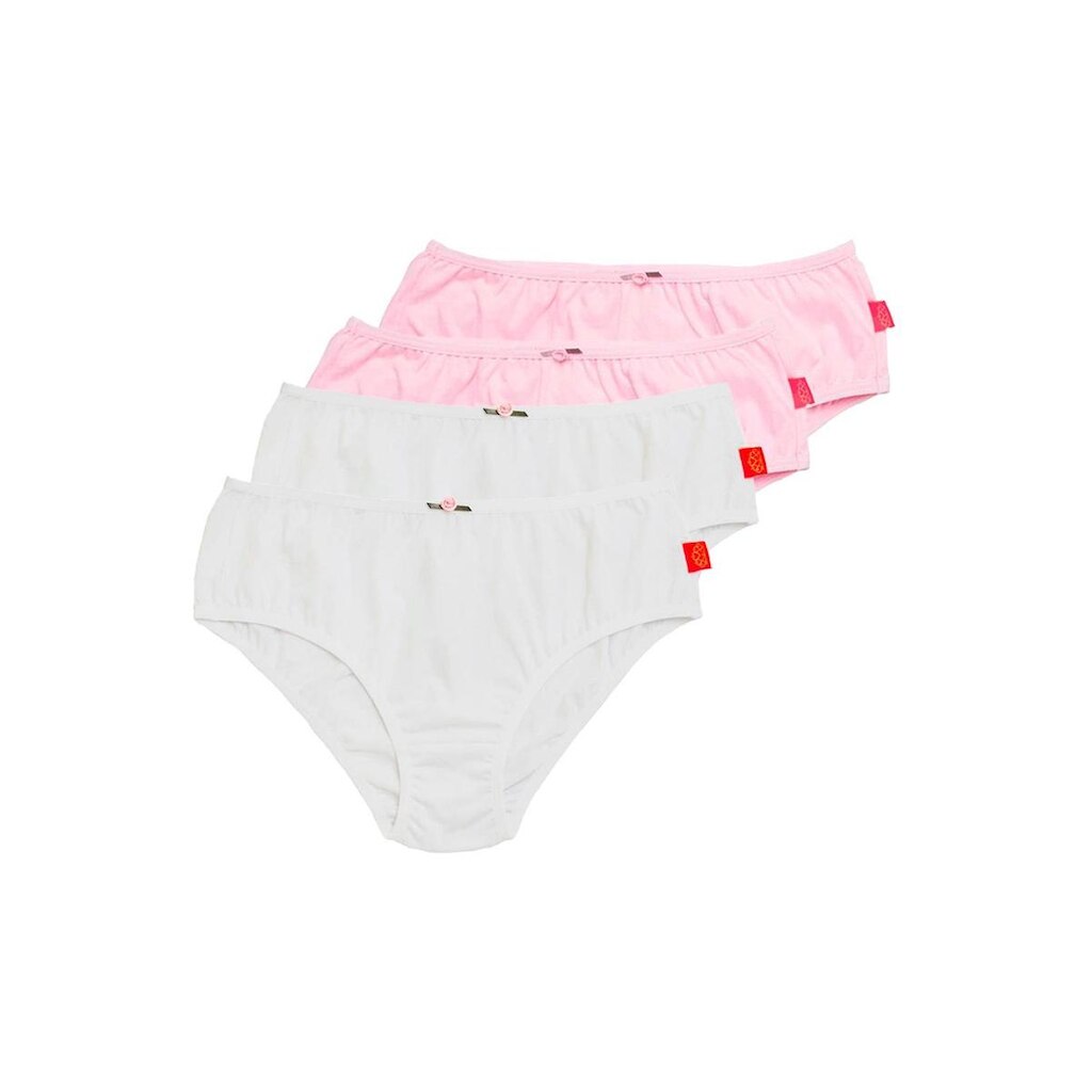 Kit com 4 Calcinhas Infantil Sanny 212830 Rosa