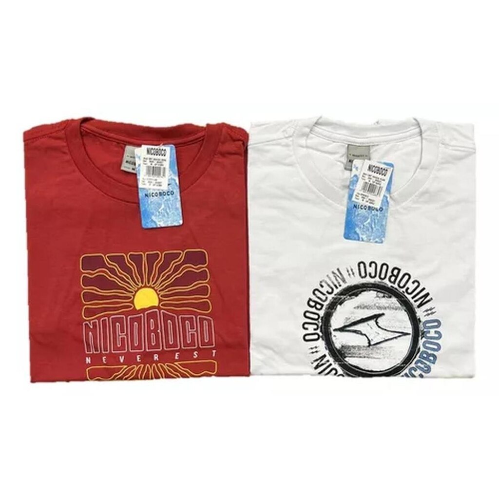 Kit Com 4 Camisetas Nicoboco Original Masculina Lançamento-G