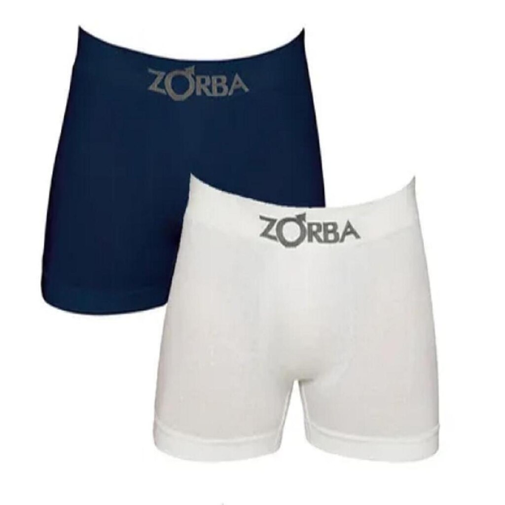 Kit Com 4 Cuecas Boxer Algodão Sem Costura Zorba 781