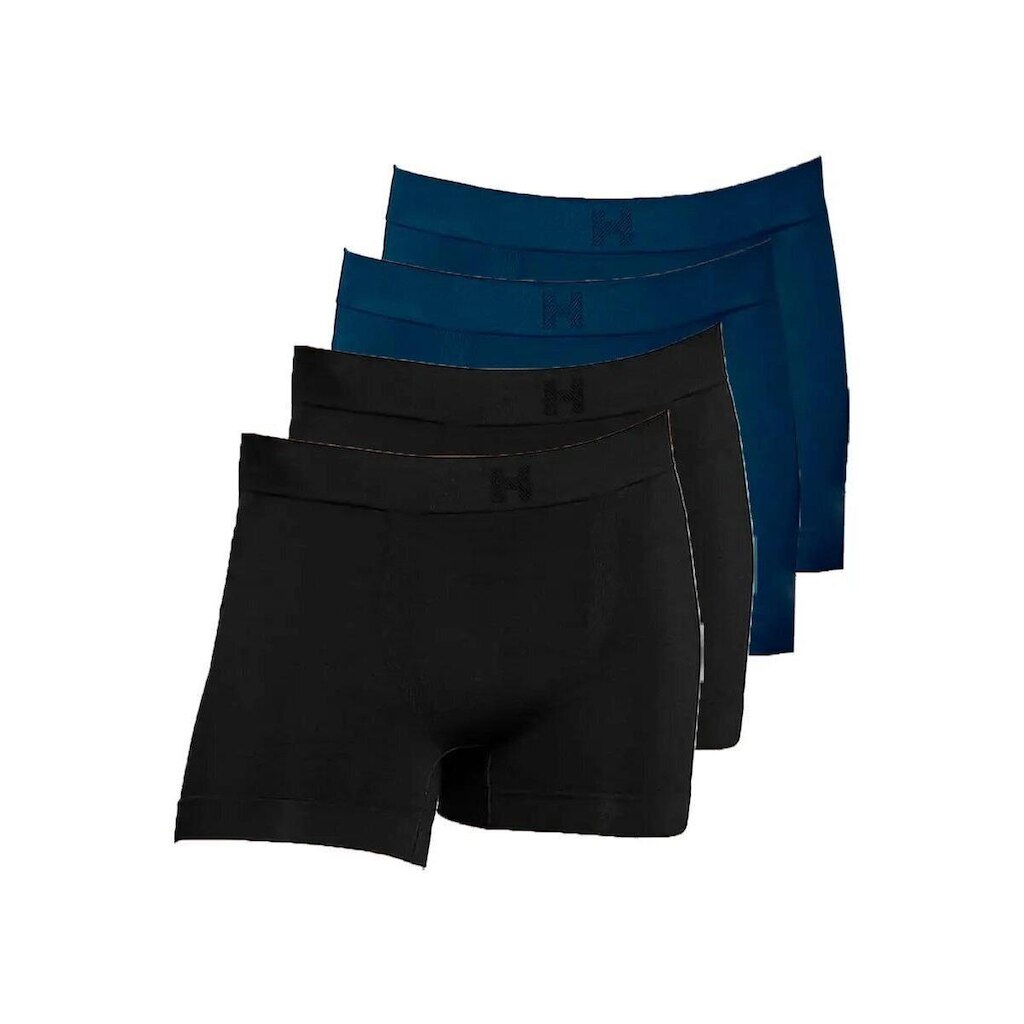 Kit com 4 Cuecas Boxer Hope Smc61020 Preto