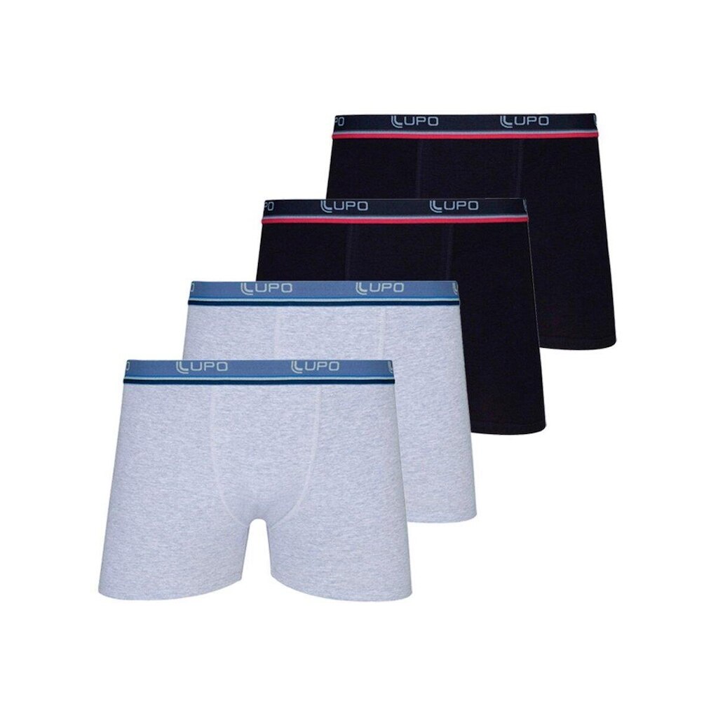 Kit com 4 Cuecas Boxer Lupo 523-088
