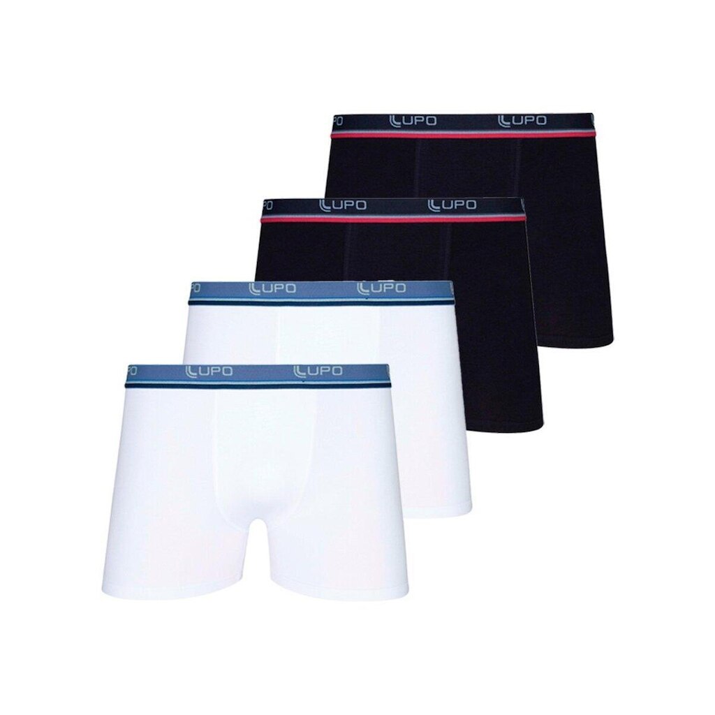 Kit com 4 Cuecas Boxer Lupo 523-088