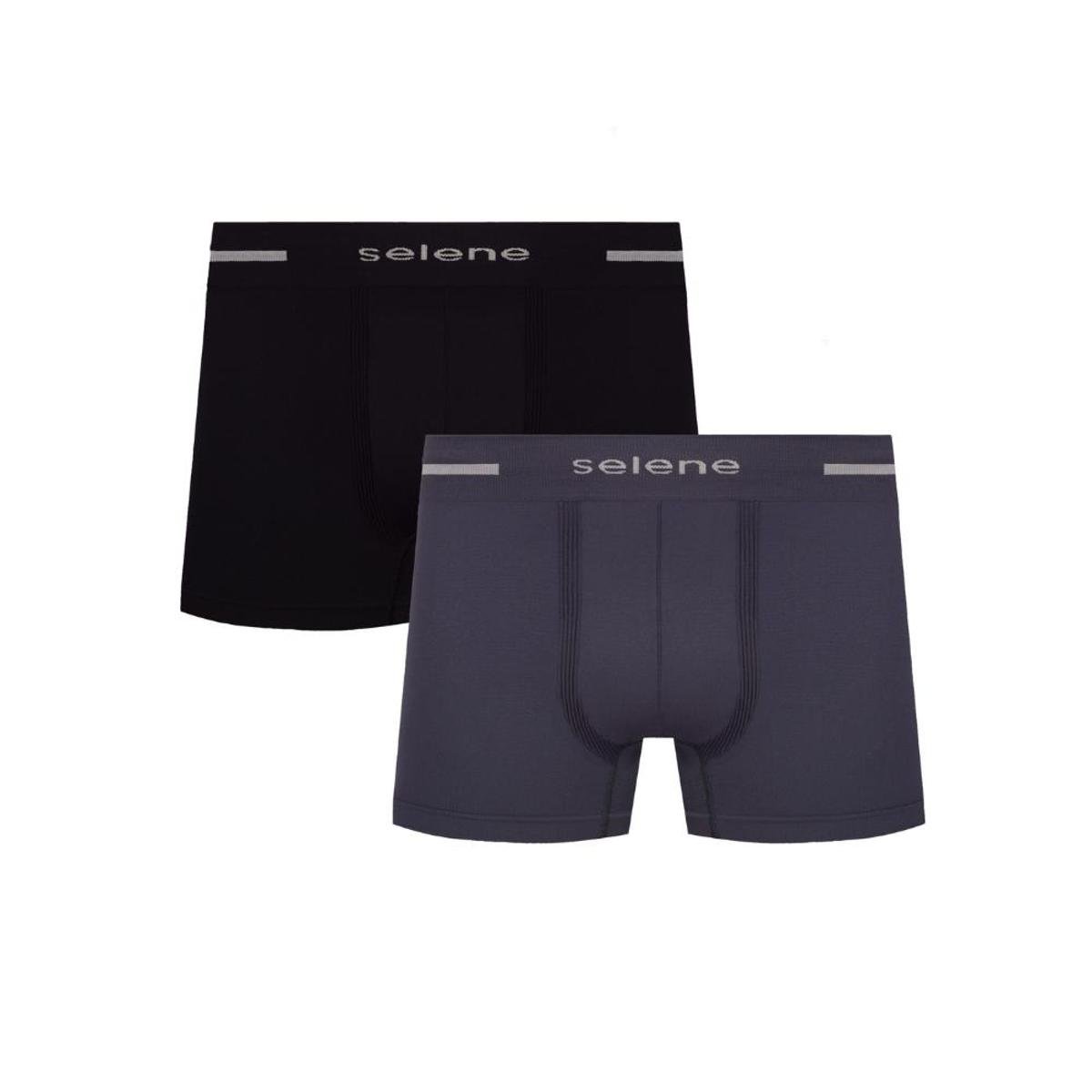 Kit Com 4 Cuecas Boxer Selene Box Microfibra Masculina Menor preço em Kit Com 4 Cuecas Boxer Selene Box Microfibra Masculina