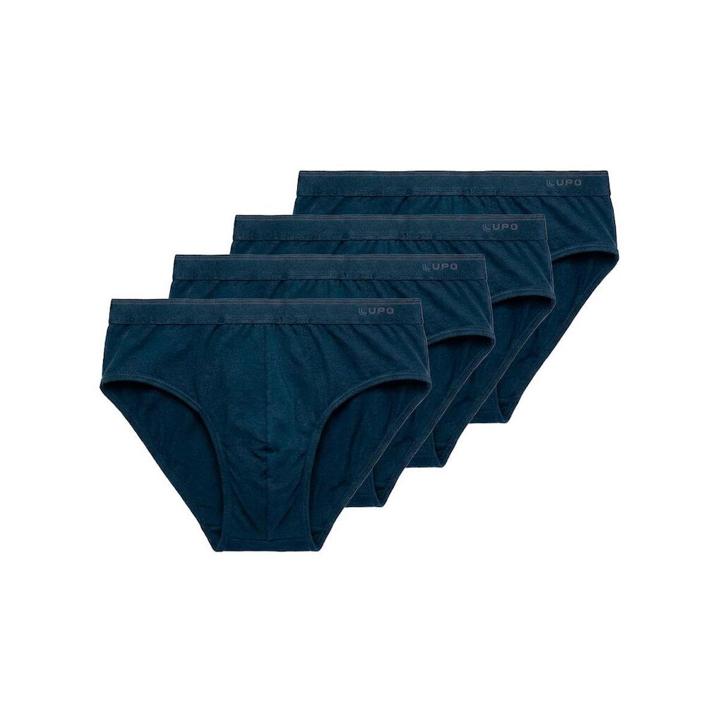 Kit com 4 Cuecas Slip Lupo 485-003