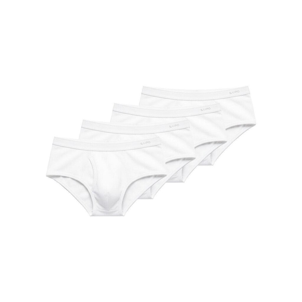 Kit com 4 Cuecas Slip Lupo com Abertura 546-003