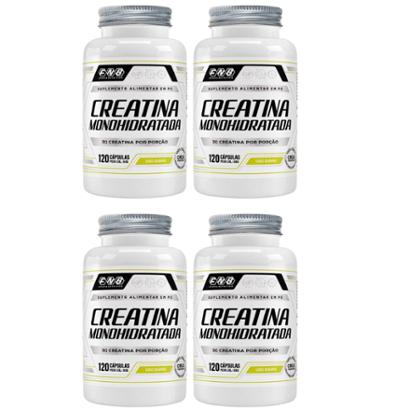 Kit Com 4 Fnb Creatina 500Mg 120 Caps FNB - Branco | Netshoes