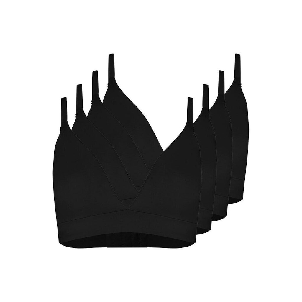 Kit com 4 Sutiãs sem Aro com Bojo Removível Hope 274840 Preto