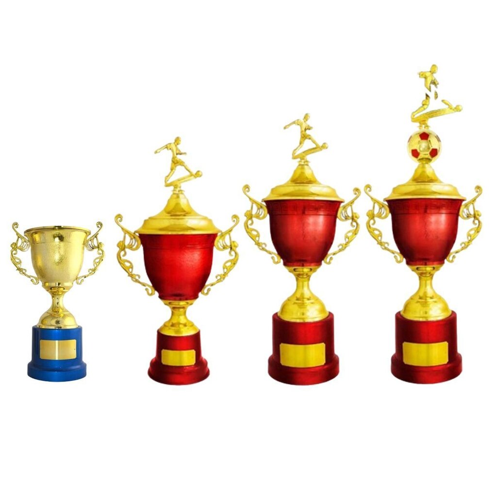 Kit com 4 Troféus Irmossi Grande- Tamanhos 107cm, 90cm, 80cm, 66cm