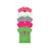 Kit Com 5 Blusa Infantil Juvenil Camisa Camiseta Malha Tamanho 4 Ao 16 - Rosa