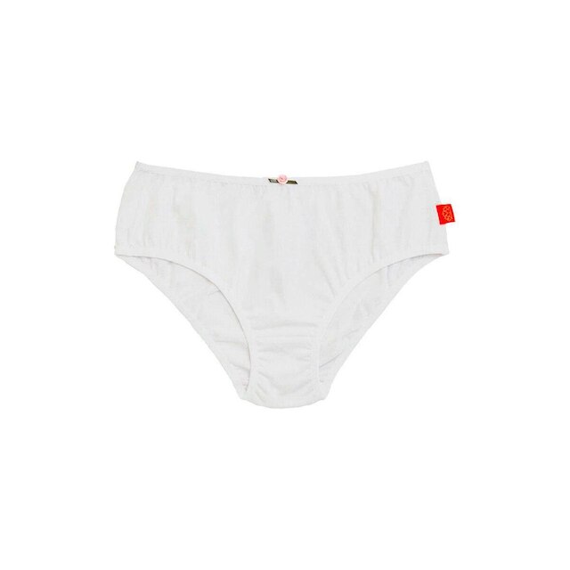 Kit com 5 Calcinhas Infantil Sanny 212830 Branco