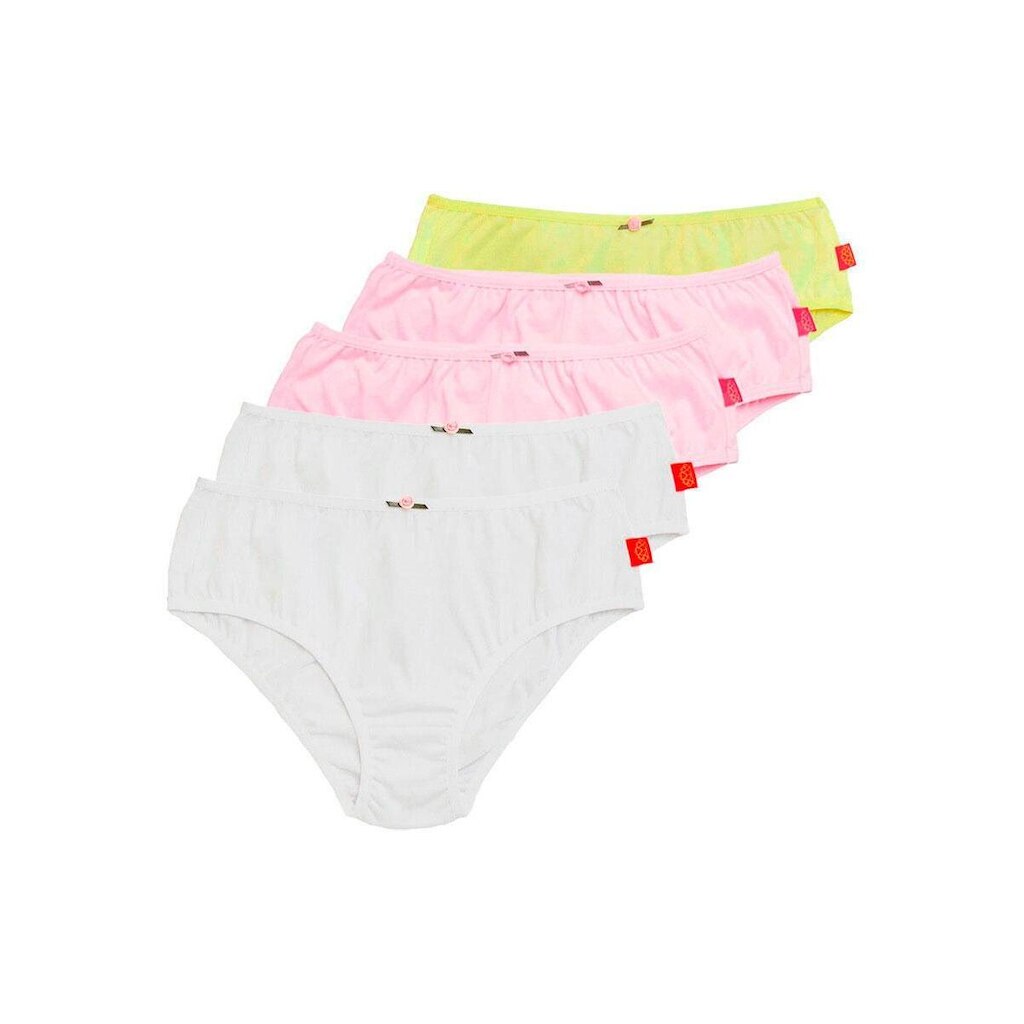 Kit com 5 Calcinhas Infantil Sanny 212830 Branco