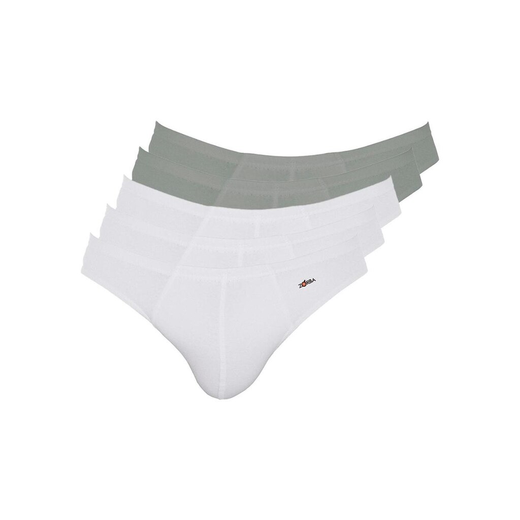 Kit com 5 Cuecas Slip Zorba 772 Branco