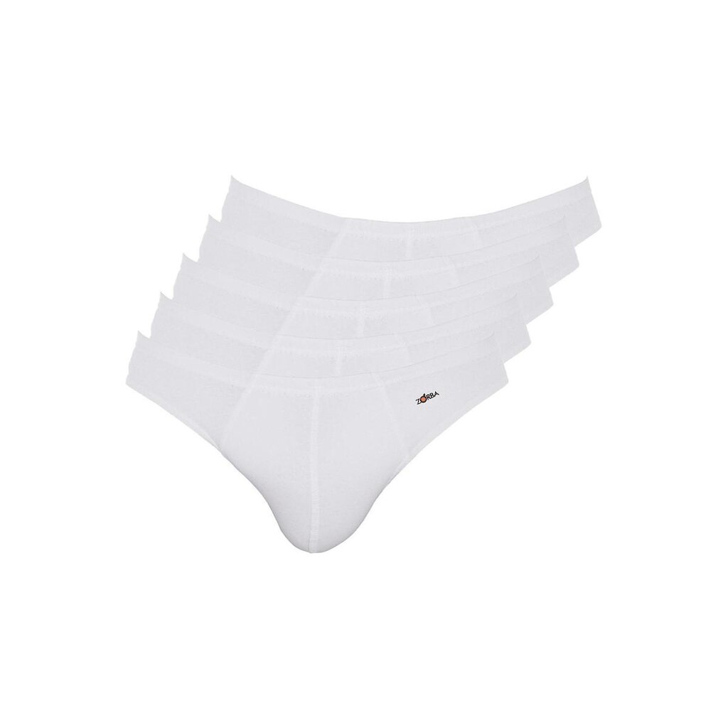Kit com 5 Cuecas Slip Zorba 772 Branco