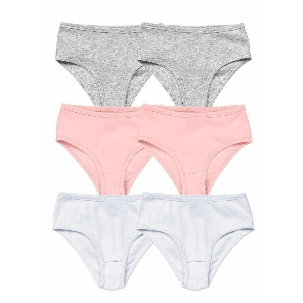 Kit com 6 Calcinhas Infantil Hering 577a Branco