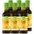 Kit Com 6 - Calda de Coco Vegana 250ml Qualicoco - Marrom-Claro