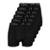 Kit com 6 Cuecas Boxer com Abertura Zorba 848 - Preto