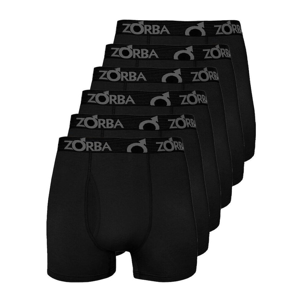 Kit com 6 Cuecas Boxer com Abertura Zorba 848