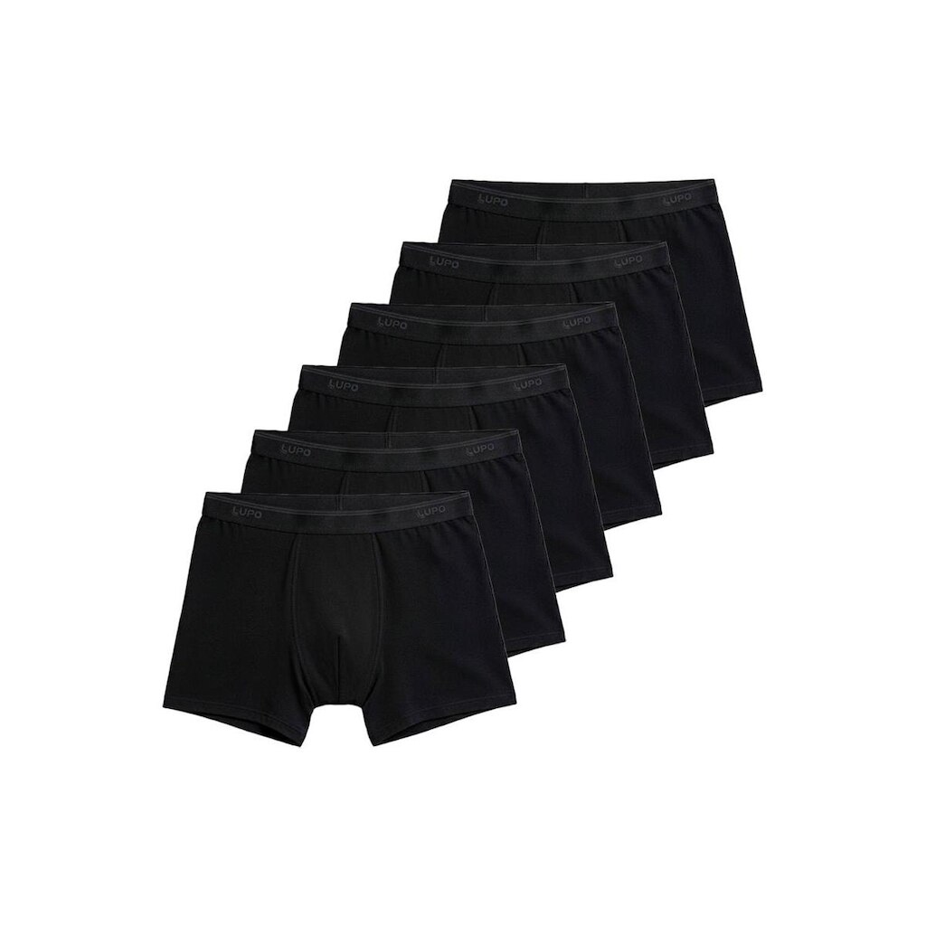 Kit com 6 Cuecas Boxer Lupo 615-003