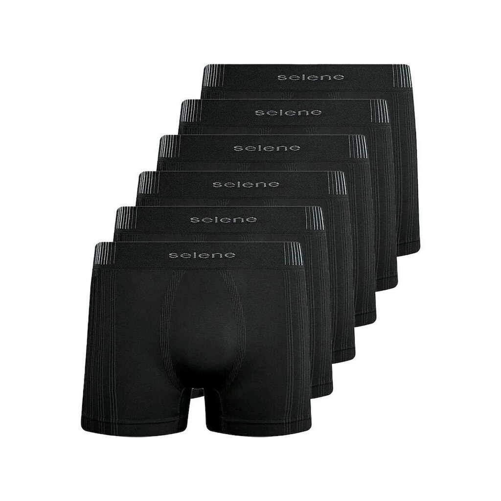 Kit com 6 Cuecas Boxer Selene 11070-002/003/440