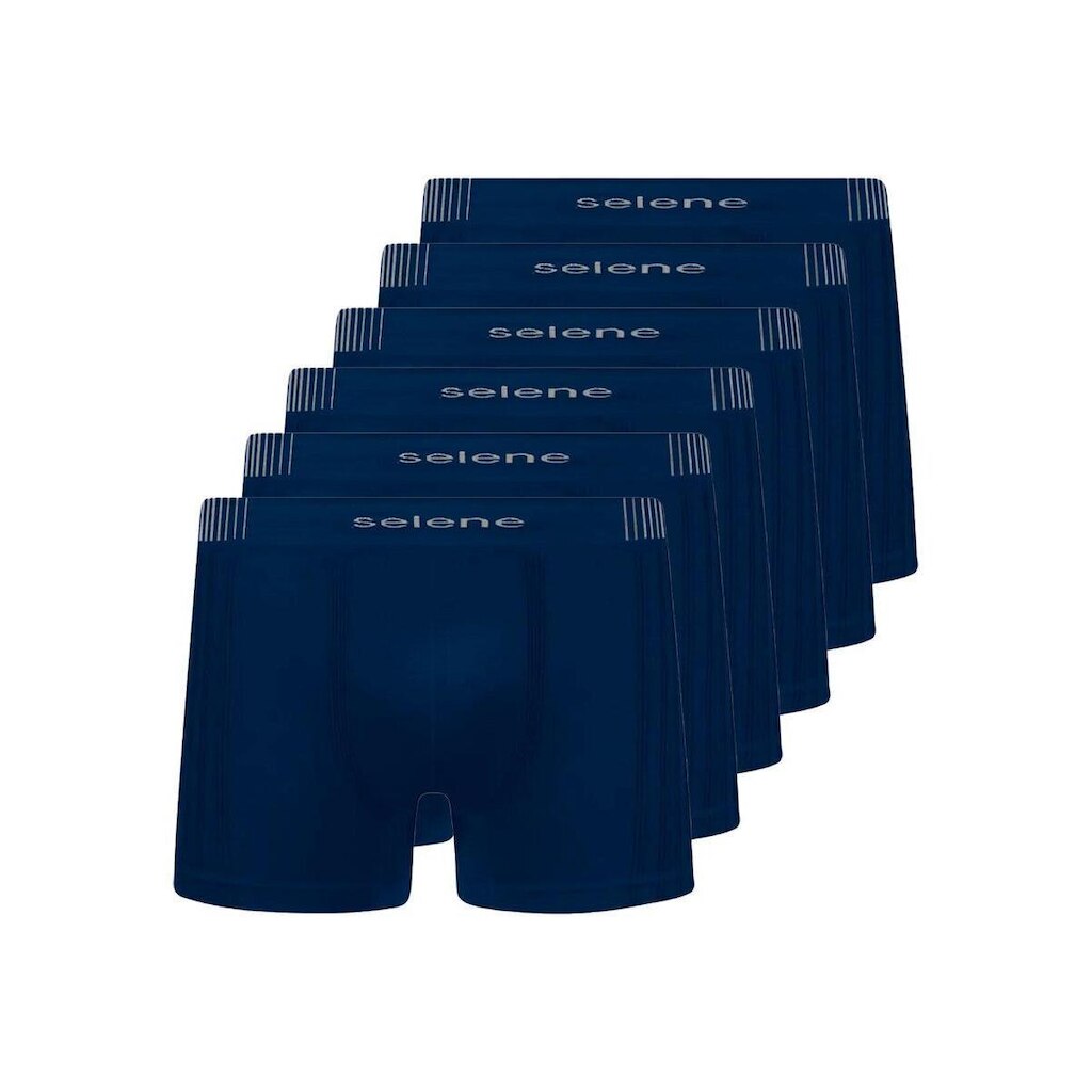 Kit com 6 Cuecas Boxer Selene 11070-002/003/440