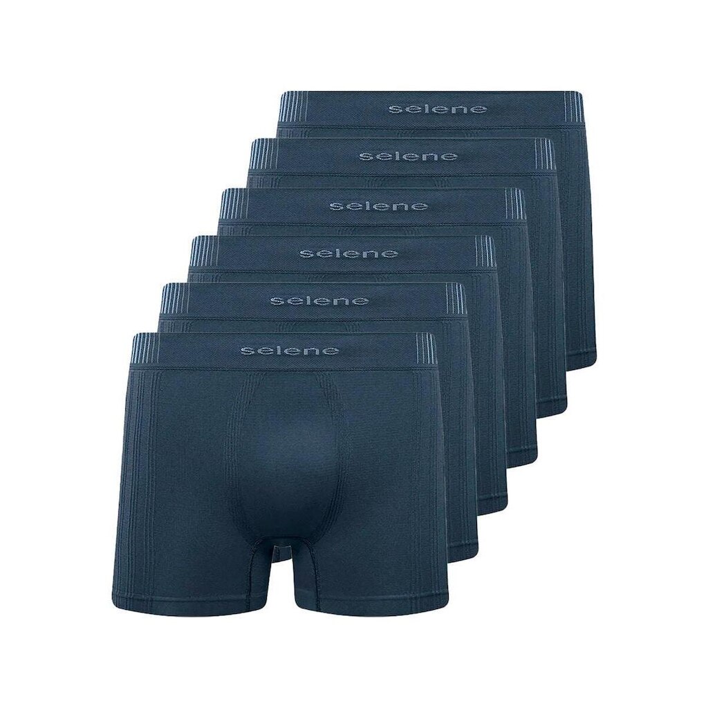 Kit com 6 Cuecas Boxer Selene 11070-002/003/440
