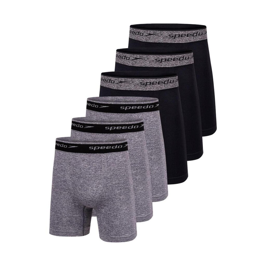 Kit com 6 Cuecas Boxer Speedo 4278