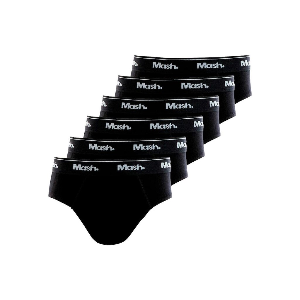 Kit com 6 Cuecas Infantil Slip Mash 193.01 Preto