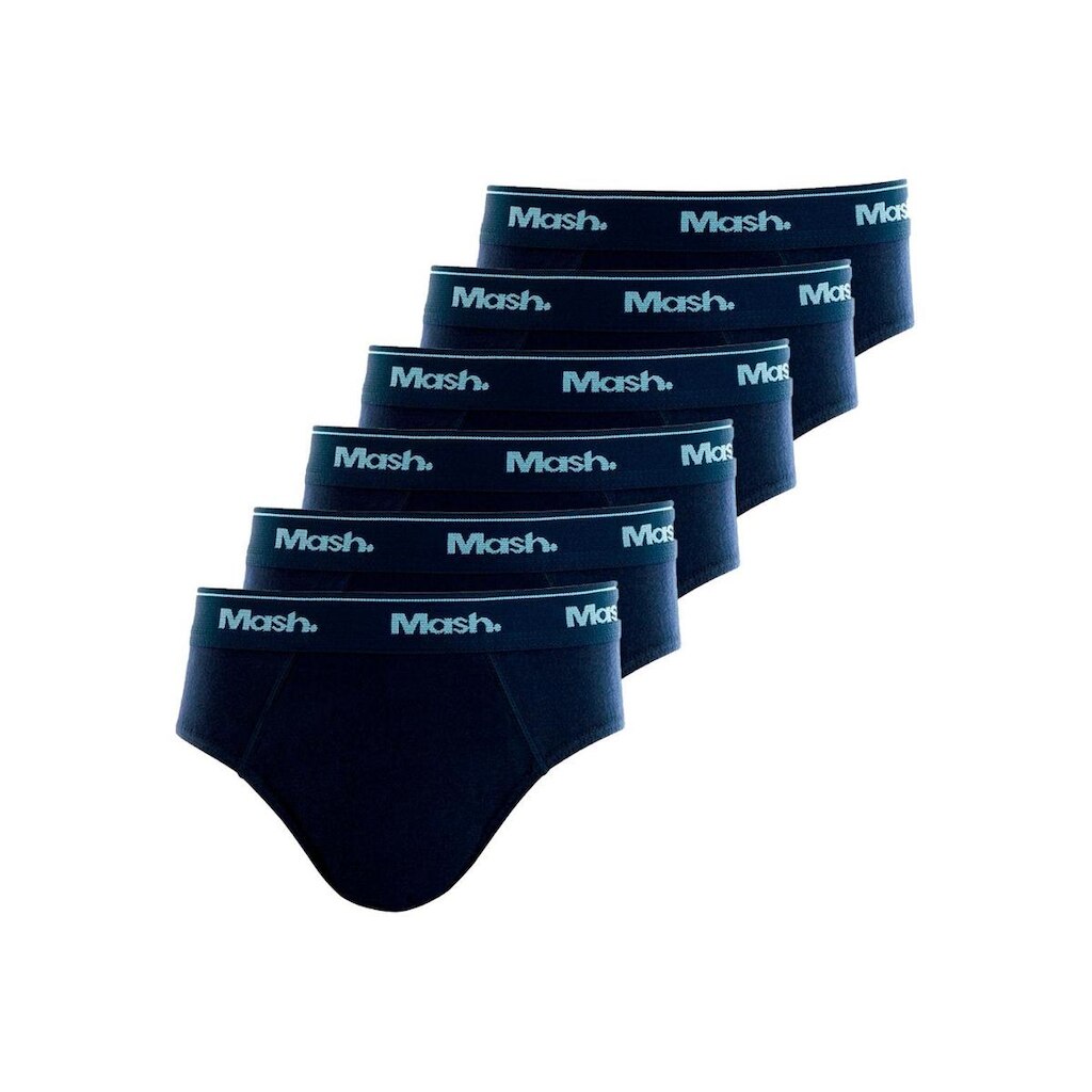 Kit com 6 Cuecas Infantil Slip Mash 193.01 Preto
