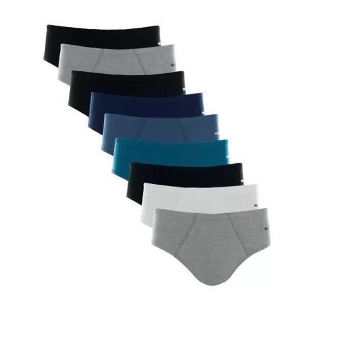 Menor preço em Kit Com 6 Cuecas Slip Mash Algodão 010.20
