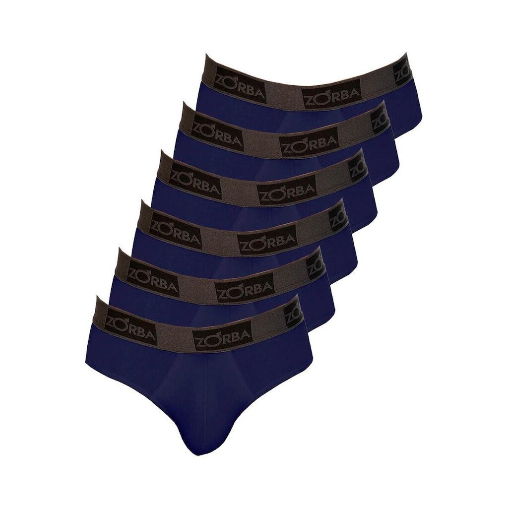 Kit com 6 Cuecas Slip Zorba 716