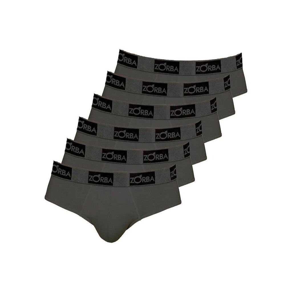 Kit com 6 Cuecas Slip Zorba 716