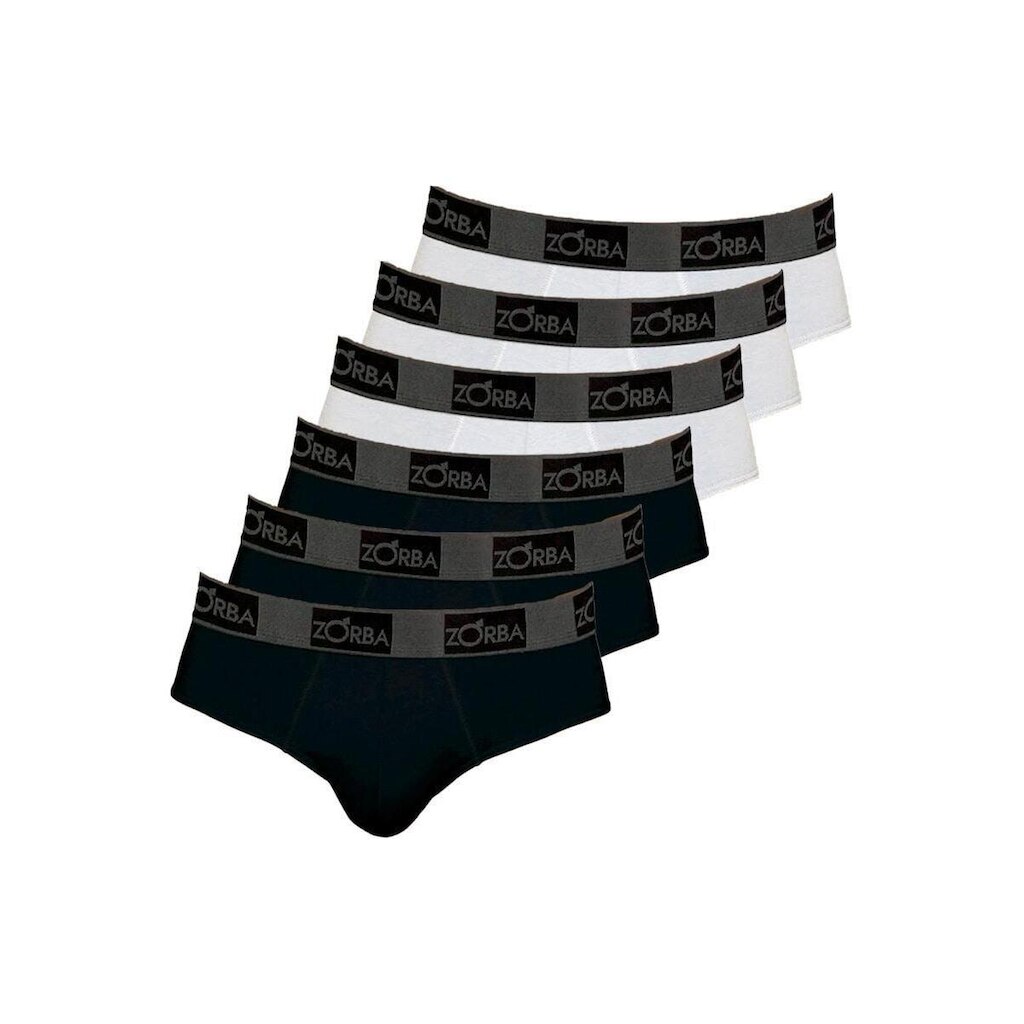 Kit com 6 Cuecas Slip Zorba 716