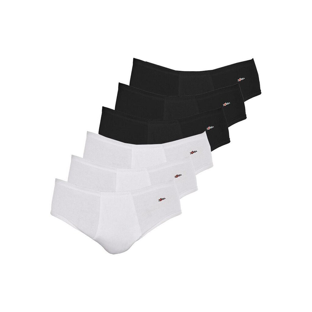 Kit com 6 Cuecas Slip Zorba com Abertura 172