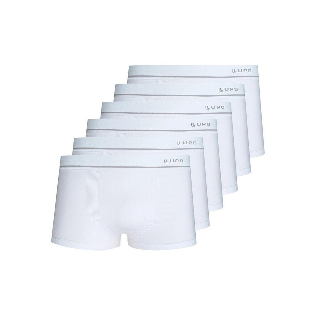 Kit com 6 Cuecas Sunga Lupo 676-002 Branco