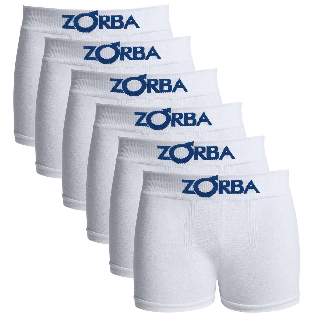 Kit com 6 Cuecas Zorba Boxer Algodão Sem Costura Infantil 678 Menor preço em Kit com 6 Cuecas Zorba Boxer Algodão Sem Costura Infantil 678