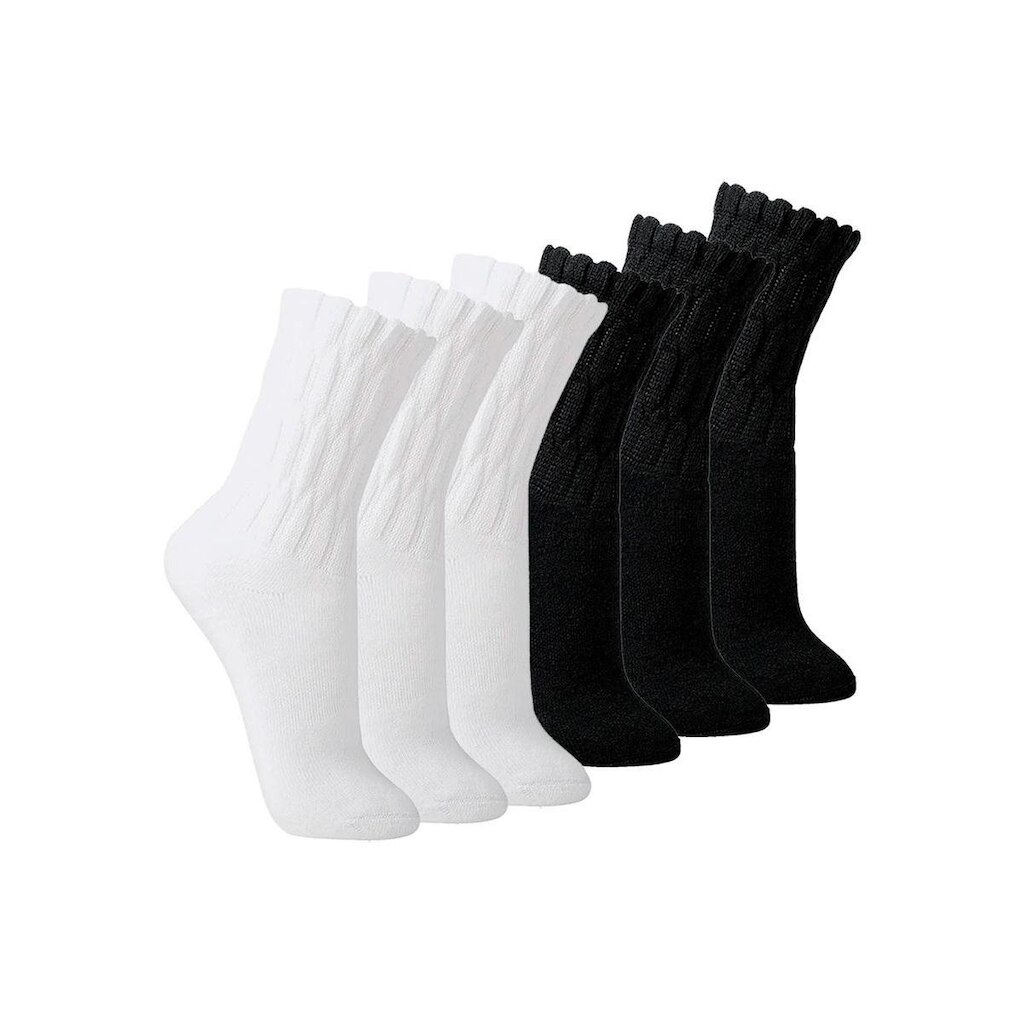 Kit com 6 Pares de Meias Aeróbica Lupo 4810-003