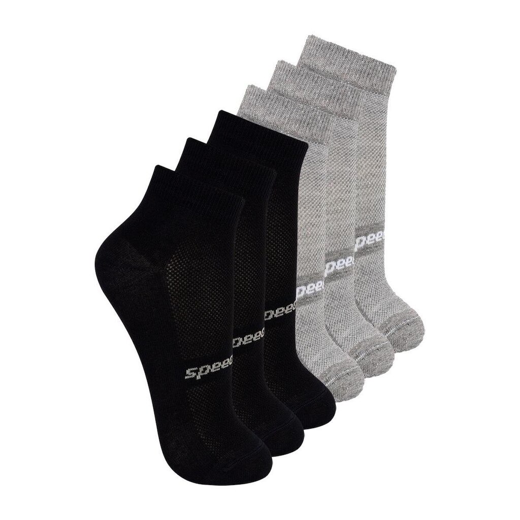 Kit com 6 Pares de Meias Esportiva Cano Curto Speedo 8033