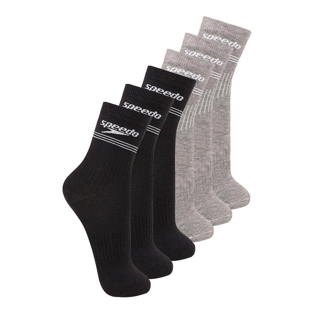 Kit com 6 Pares de Meias Esportiva Cano Médio Speedo 8030