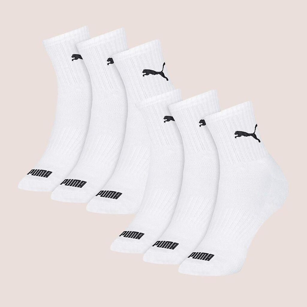 Kit Com 6 Pares Meia Esportiva Masculina Cano Médio Puma