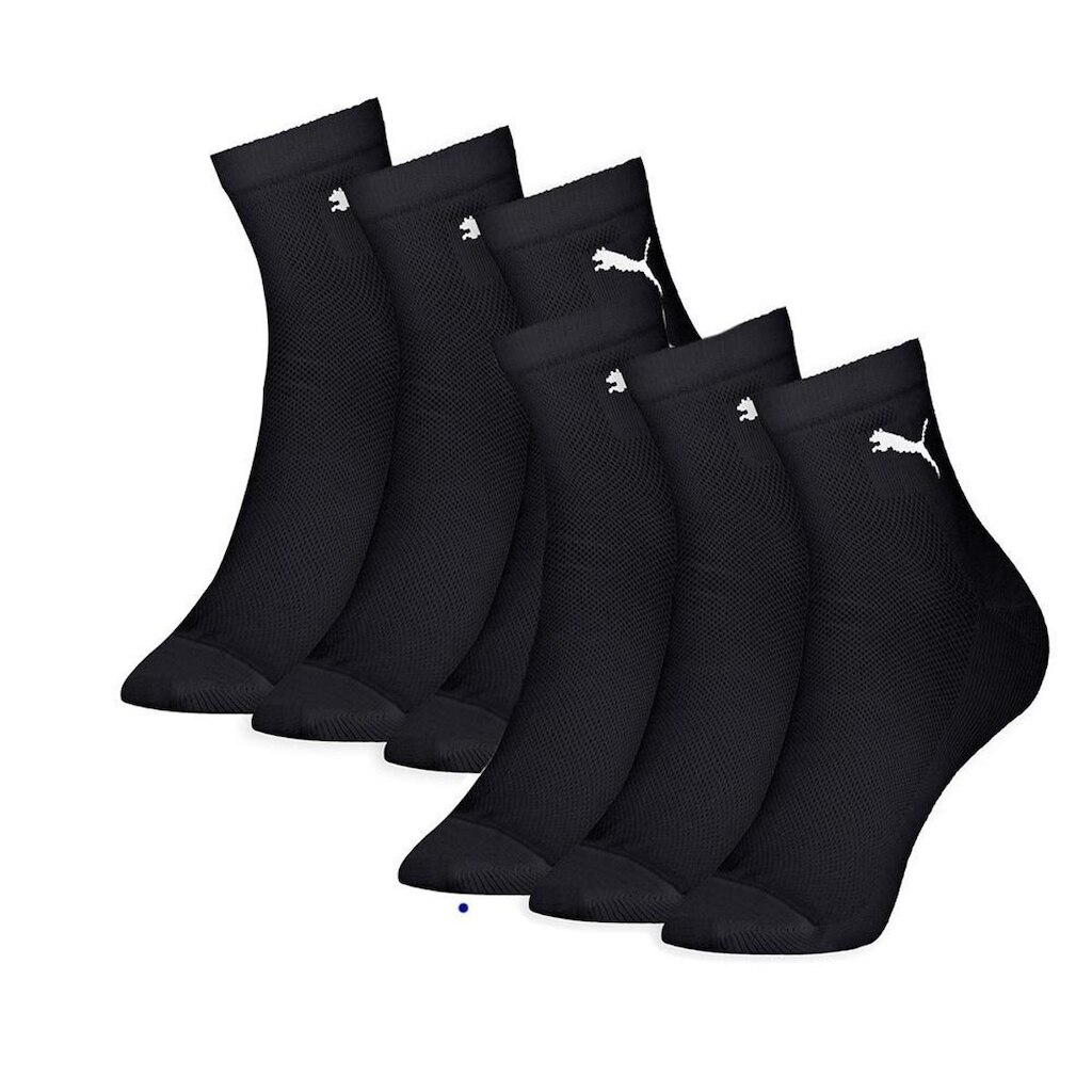 Kit Com 6 Pares Meias Cano Médio Algodão Puma Esporte Masculina
