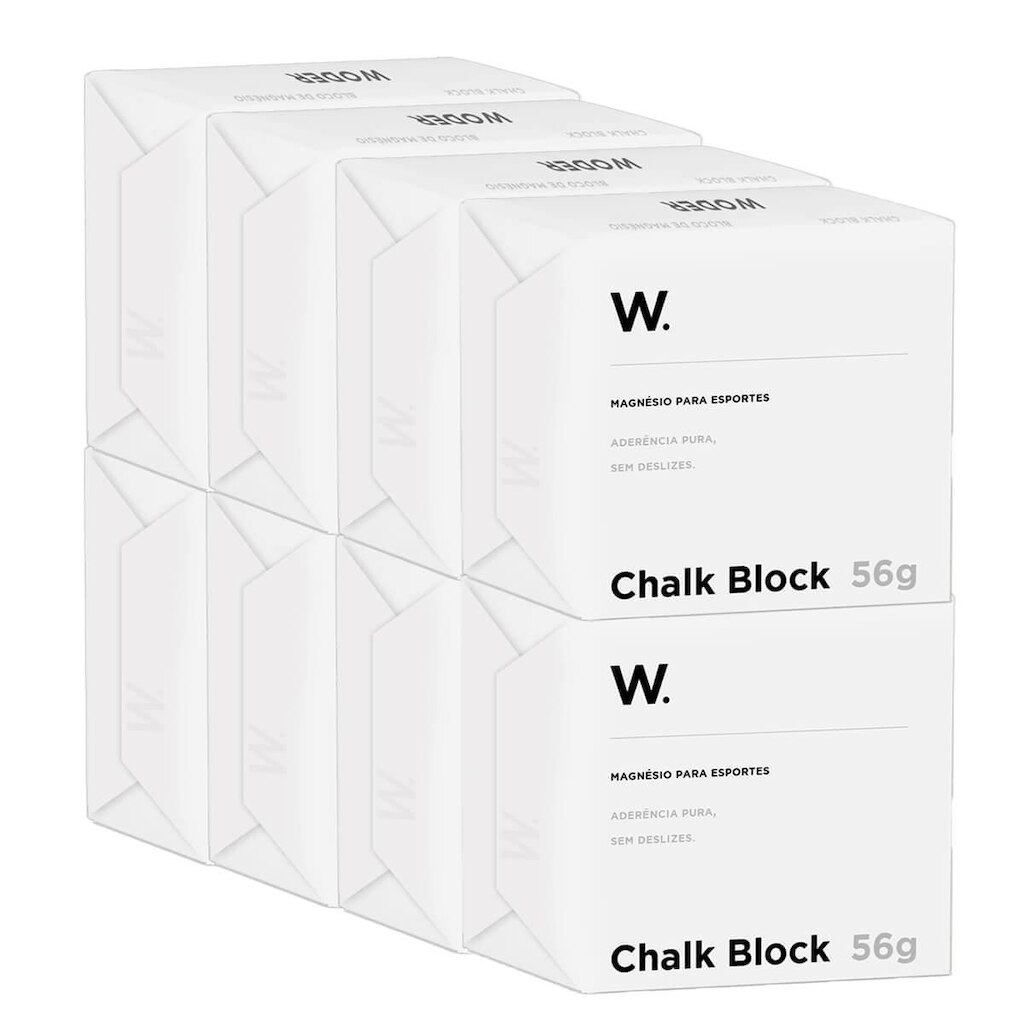 Kit Com 8 Magnésio Em Bloco Chalk Block Cross Escalada 56g